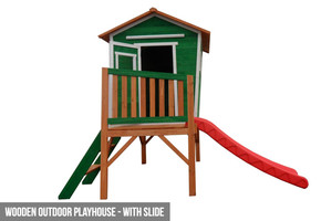 Wooden Outdoor Playhouse