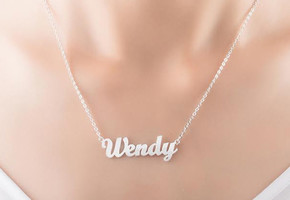 925 Sterling Silver Name Necklace