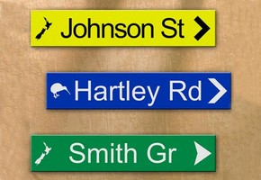 Personalised Street Sign Canvas