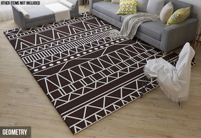 Soft Flannel Area Rug - Four Styles