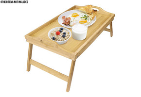 Wooden Breakfast Bed Tray Table