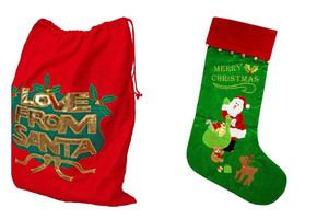Christmas Stocking or Santa Sack