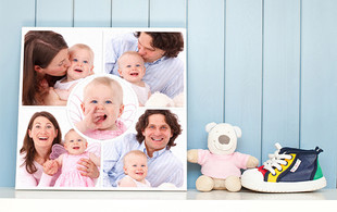 30 x 30cm Large Square Canvas incl. Nationwide Delivery - Options for up to 100 x 100cm Canvas