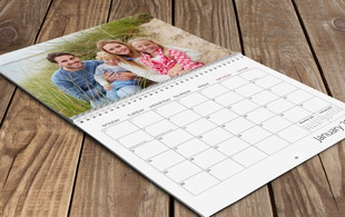 A4 Flip Wall Calendar incl. Nationwide Delivery - Options for a Large Desk Calendar & for up to Ten A4 Calendars