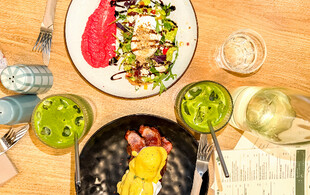Two Mains & Two Drinks for Two People at TRA Coffee and Eatery