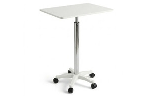 Adjustable Bedside Table with Wheels