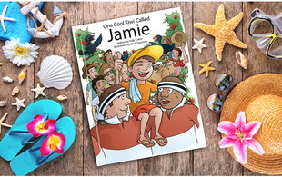 Personalised Children's Storybook - Options for  "Can You See Me?", "Goodnight Sleeptight", "One Cool Kiwi", "The Dinosaurs are Coming!", "Happy Birthday" or "The Great Australian Bounce-Around"