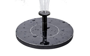 Floating Solar-Powered Fountain Pump