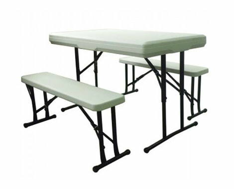 Fold Up Camping Table Bench Set Grabone 119 99 For A Fold Up Camping Table Bench Set