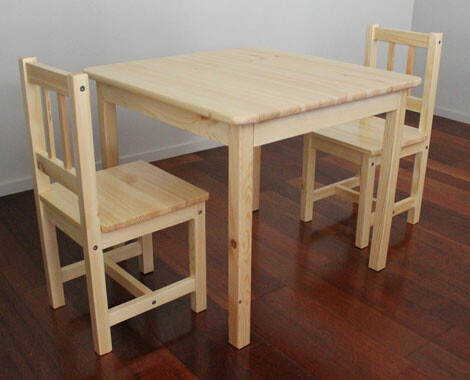 Kids Table Chairs Grabone 118 For A Child S Square Wooden Table Two Chairs Or 144 With Four