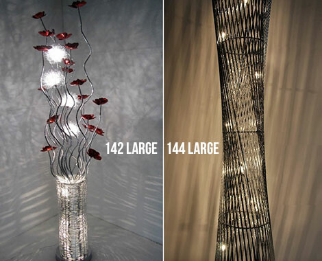 Led Metal Flower Floor Lamp Grabone From 159 For A Handmade Led Metal Flower Floor Lamp Available In Six Styles