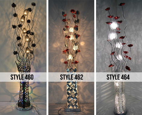 Led Metal Flower Floor Lamp Grabone 199 For A Full Size Led Metal Flower Floor Lamp Available In Five Styles